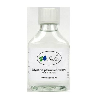 Sala Glycerin E422 pflanzlich 99,5% Ph. Eur. 100 ml NH Glasflasche
