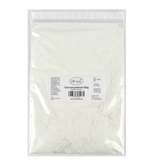 Sala Calcium Carbonate Caris White E170 CaCO3 250 g bag