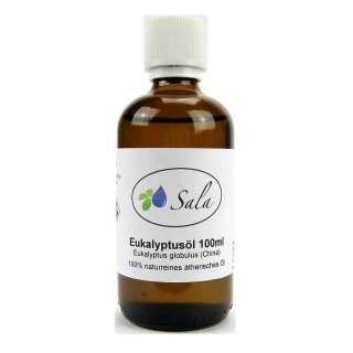 Sala Eucalyptus Globulus essential oil 100% pure 100 ml glass bottle