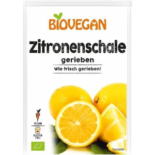Biovegan Lemon Peel rubbed vegan organic 9 g