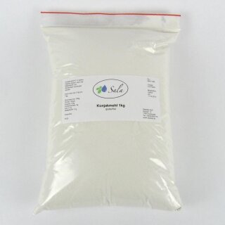 Sala Konjakmehl E425 HT glutenfrei konv. 1 kg 1000 g Beutel