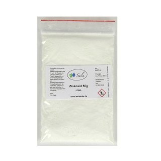 Sala Zinc Oxide Ph. Eur. 50 g bag