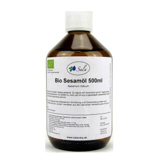 Sala Sesamöl kaltgepresst BIO 500 ml Glasflasche