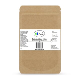 Sala Reinlecithin Sonnenblumenlecithin Pulver E322 konv. 100 g Beutel