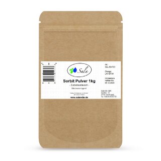 Sala Sorbit Pulver E420 konv. 1 kg 1000 g Beutel