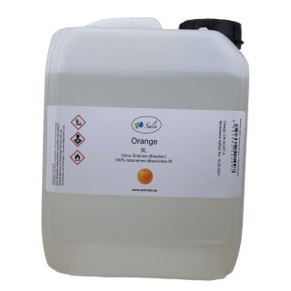 Sala Orange Brasil essential oil sweet  100% pure 5 L 5000 ml canister