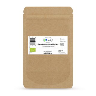 Sala Cocoa Butter Chips Food Grade organic 1 kg 1000 g bag
