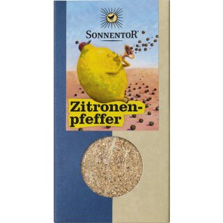 Sonnentor Lemon Pepper coarsely ground organic 70 g bag