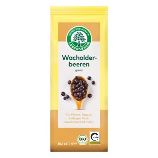 Lebensbaum Organic Juniper Berries whole organic 30 g bag