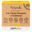 Niyok 2 in 1 Solid Shampoo + Conditioner Vitamina vegan 80 g