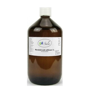 Sala Almond Oil refined 1 L 1000 ml glass bottle