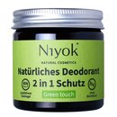Niyok Natural Deodorant 2 in 1 Protection Green Touch...