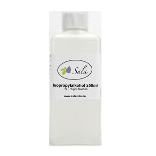 Sala Isopropylalkohol 99,9% Isopropanol 250 ml HDPE Flasche