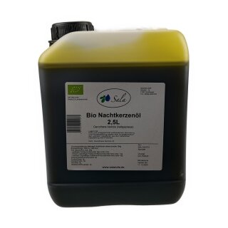 Sala Nachtkerzenöl kaltgepresst BIO food grade 2,5 L 2500 ml Kanister