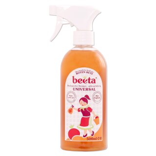 Beeta 5 in 1 Rote Bete Kraft Universalreiniger gebrauchsfertig vegan 500 ml Sprühflasche