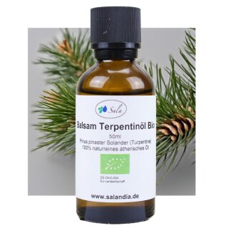 Sala Balsam Terpentinöl Kiefernharz ätherisches Öl naturrein bio 50 ml