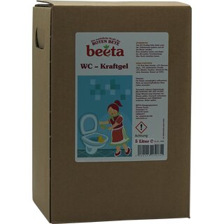 Beeta Rote Bete Kraft WC Kraftgel vegan 5 L 5000 ml Bag in Box