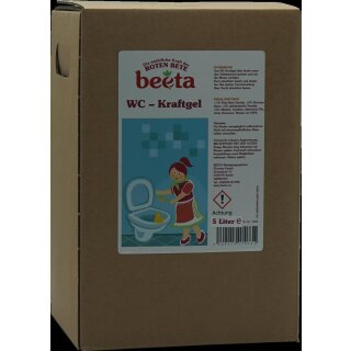 Beeta Beetroot Power Toilet Power Gel vegan 5 L 5000 ml Bag in Box