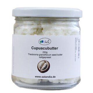 Sala Cupuacubutter kaltgepresst 250 g Glas