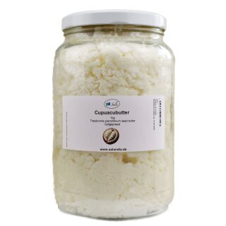 Sala Cupuacubutter kaltgepresst 1 kg 1000 g Glas