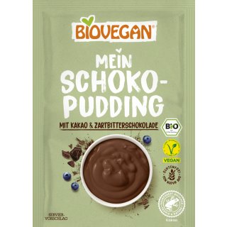 Biovegan Chocolate Pudding gluten free vegan organic 55 g