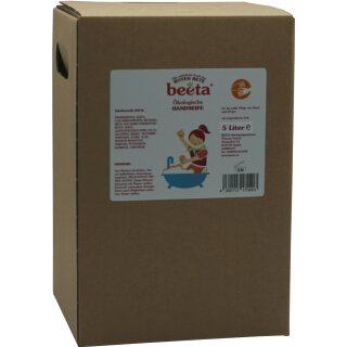 Beeta Rote Bete Kraft Handseife flüssig vegan 5 L 5000 ml Bag in Box