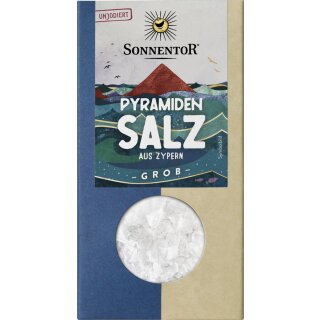 Sonnentor Pyramid Salt coarse from Greece non iodized 65 g