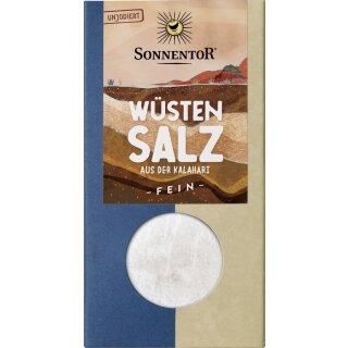 Sonnentor Kalahari Desert Salt fine from South Africa non iodized 150 g