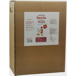 Beeta Rote Bete Kraft Woll & Feinwaschmittel parfümfrei vegan 10 L 10000 ml Bag in Box
