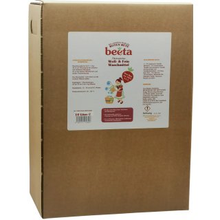 Beeta Rote Bete Kraft Woll & Feinwaschmittel vegan 5 L 5000 ml Bag in Box
