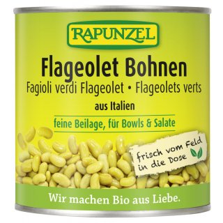 Rapunzel Flageolet Beans vegan organic 200 g dripp-off weight 140 g