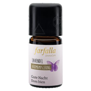 Farfalla Schlaf schön Lavendel Gute Nacht Duftmischung naturrein 5 ml