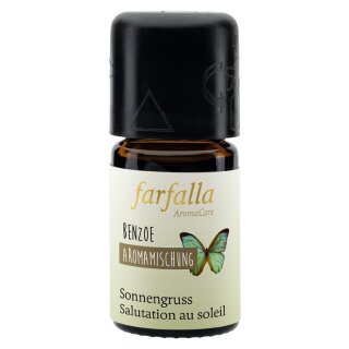 Farfalla Aroma-Yoga Benzoe Sonnegruss Duftmischung naturrein 5 ml