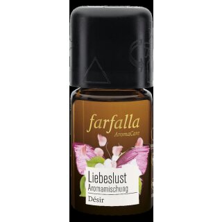 Farfalla Aromamour Jasmin Liebeslust Duftmischung naturrein 5 ml