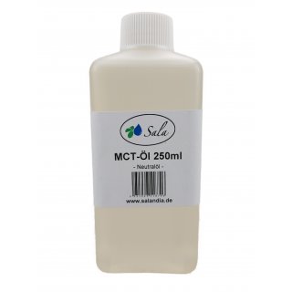 Sala MCT Öl Neutralöl Ph. Eur. konv. 250 ml HDPE Flasche