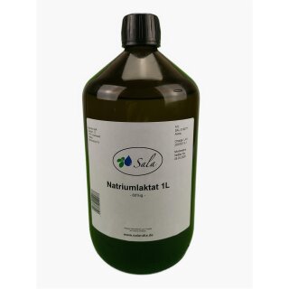 Sala Natriumlaktat 60%ig E325 1 L 1000 ml Glasflasche