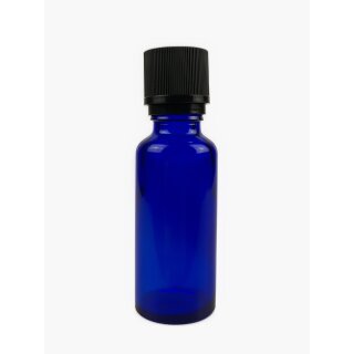 Sala Blue Glass Bottle DIN 18 Dropper & Tamper-Evident Closure 30 ml