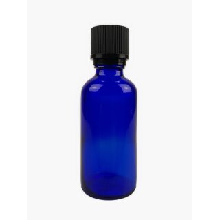 Sala Blauglasflasche DIN 18 Tropfeinsatz Originalitätsring Kindersicherung 50 ml