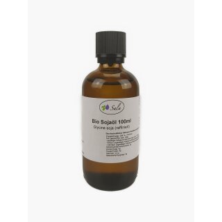 Sala Glycine Soya Oil refined organic 100 ml glass bottle