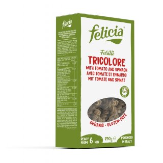 Felicia Rice Tricolore Fusilli gluten free organic 250 g