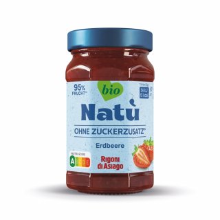Rigoni di Asiago Natu Strawberry 95% Fruit vegan organic 240 g