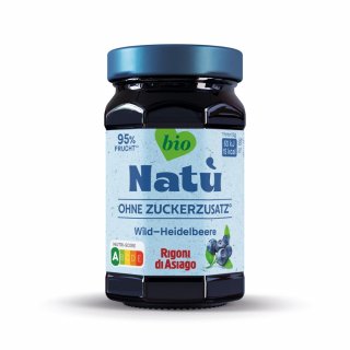 Rigoni di Asiago Natu Wild Blueberry 95% Fruit vegan organic 250 g