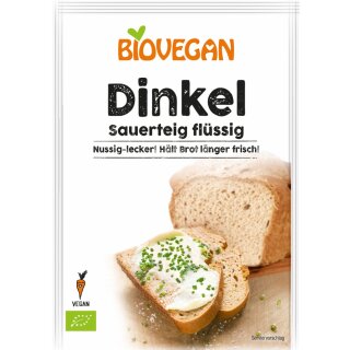 Biovegan Spelt Sourdough liquid vegan organic 100 g