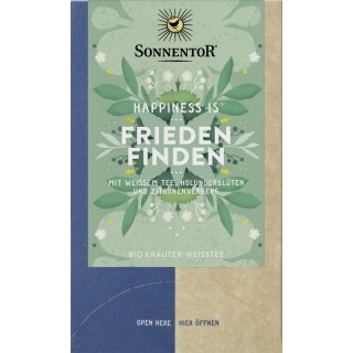 Sonnentor Happiness is Find Peace Herbal White Tea organic 18 x 1,5 g teabags