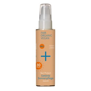 I+M Naturkosmetik Sun Protect Getönte Sonnenpflege Gesicht LSF 30 vegan 50 ml