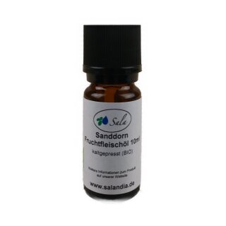 Sala Sea Buckthorn Flesh Oil cold pressed ORGANIC 10 ml