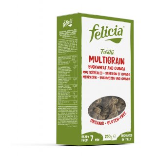 Felicia 4 Grain Fusilli gluten free vegan organic 250 g