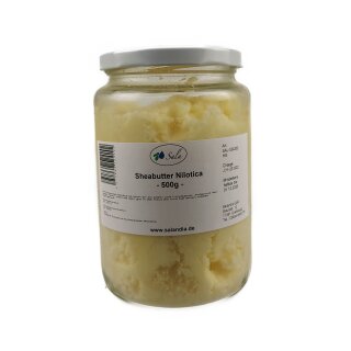 Sala Sheabutter Nilotica cold pressed 500 g glass