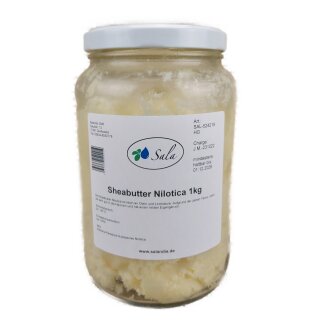 Sala Sheabutter Nilotica kaltgepresst 1 kg 1000 g Glas