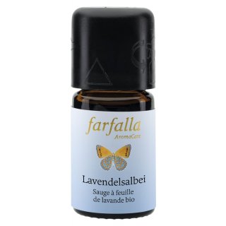 Farfalla Lavendelsalbei ketonarm ätherisches Öl naturrein bio 5 ml